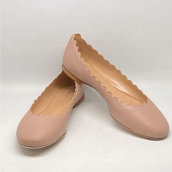 Chloe Lauren Leather Ballet Flats size 38.5 - Picture 1 of 14